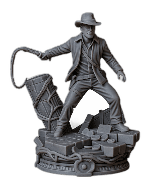Indiana Jones Diorama Figürü – Koleksiyonluk