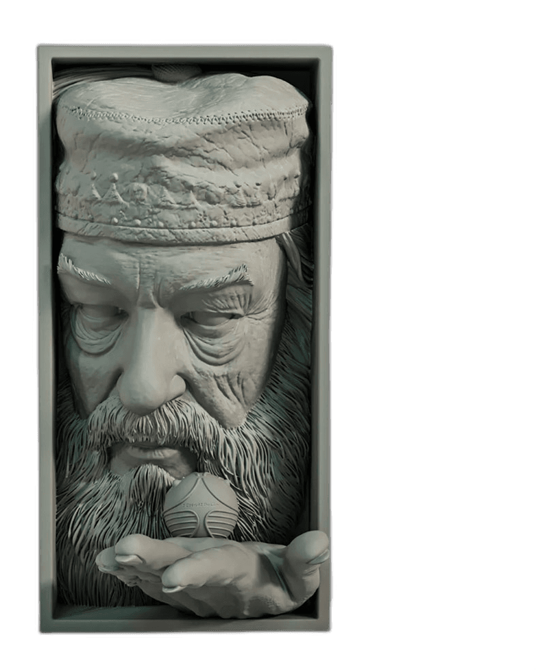 Mistik Büyücü Kitaplık Aksesuarı – Mini Diorama