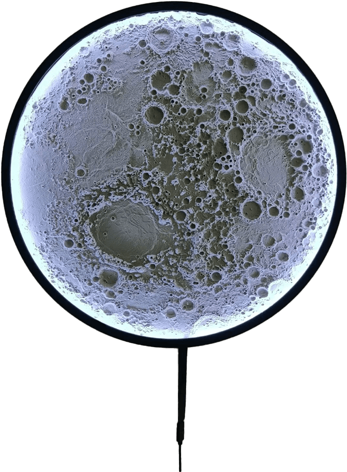 LUNAR CRATER Ay Lamba - 50 cm Duvar Tipi Aydınlatma