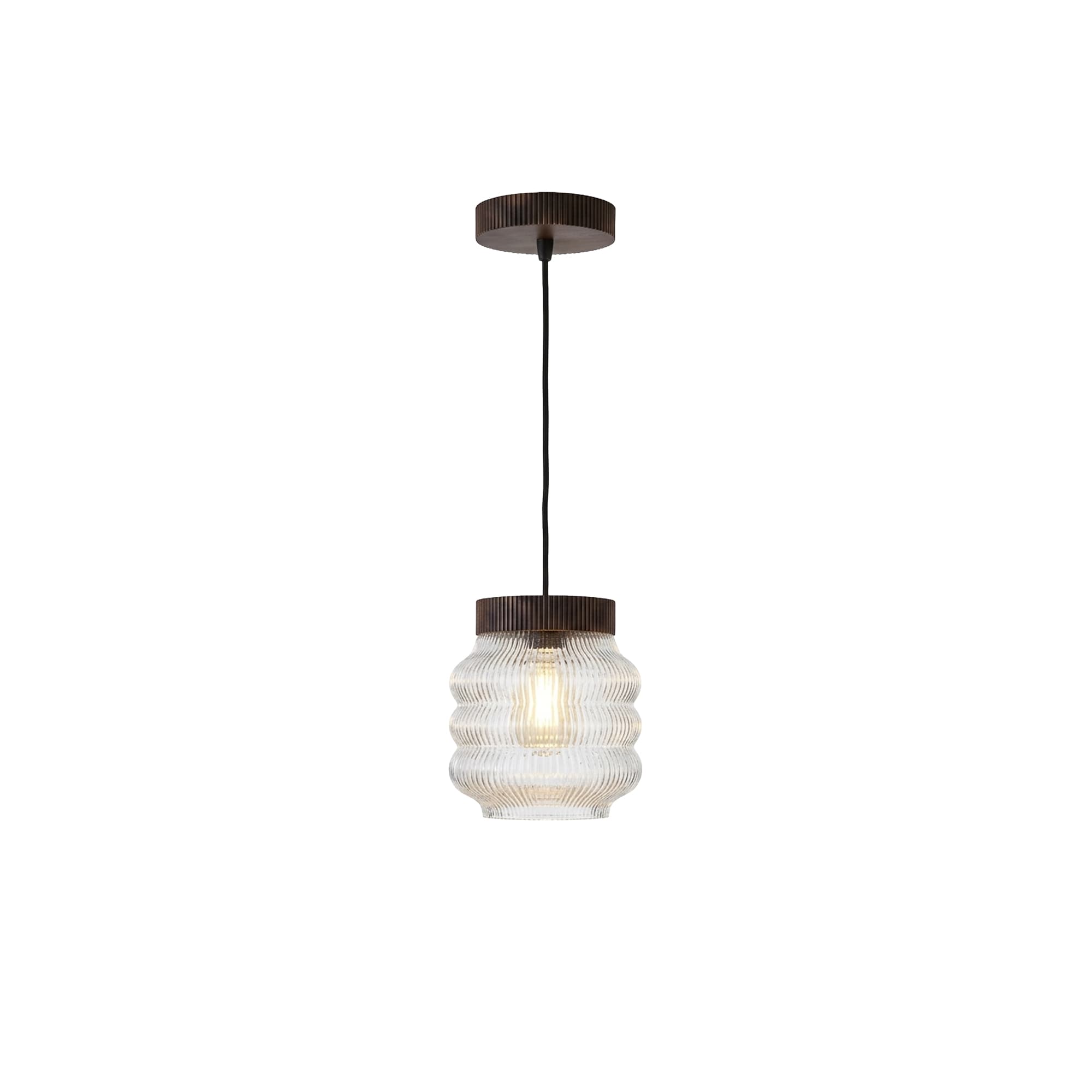 Fibrika Store-Aura Modern Çizgili Sarkıt Lamba - Dekoratif Ambiyans Aydınlatma
