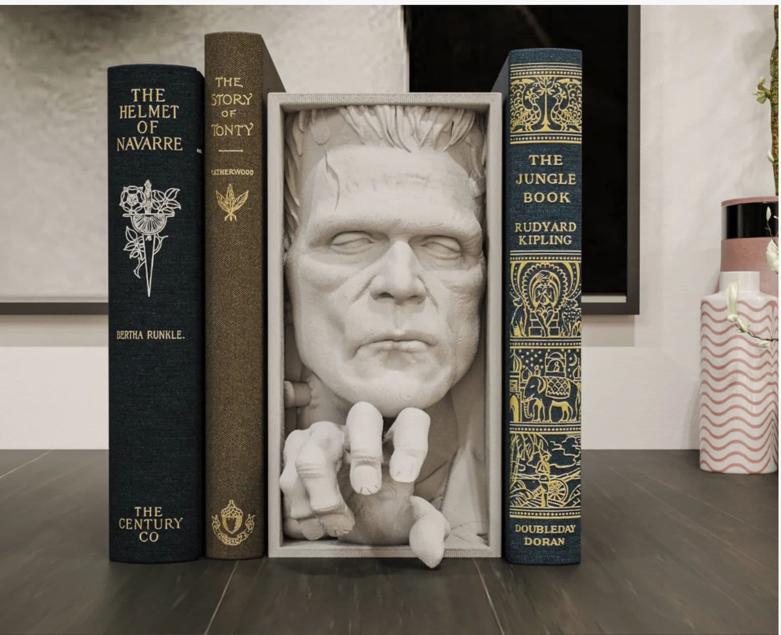 Gizemli Laboratuvar Kitap Arası Dekoru – Gotik Mini Diorama